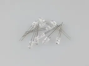 10 Pack of 5mm Ultra Bright WHITE LEDs ~ 3V @ 20mA