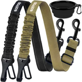2-Pack Adjustable Dog Car Seat Belts