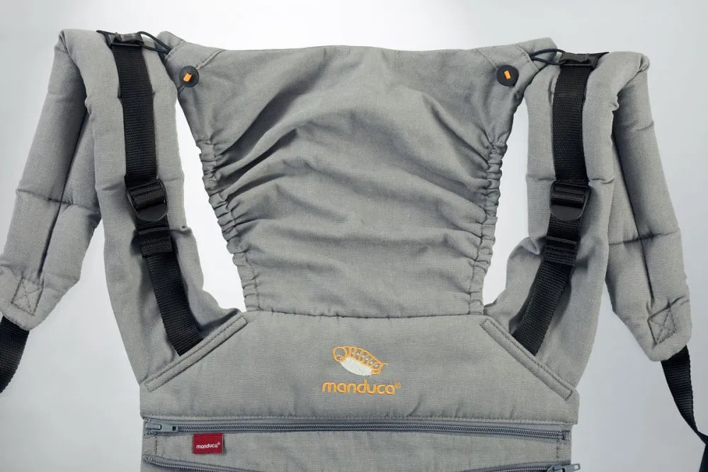 [3 Years Local Warranty] Manduca XT Organic Cotton Baby & Toddler Carrier - Denim Black Toffee