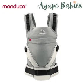 [3 Years Local Warranty] Manduca XT Organic Cotton Baby & Toddler Carrier - Grey White