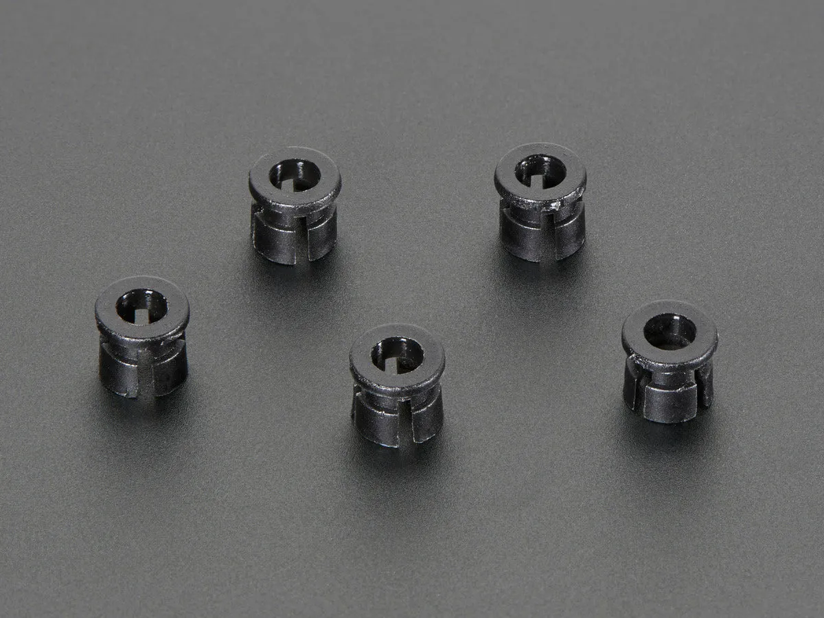 3mm Plastic Bevel LED Holder - Pack of 5