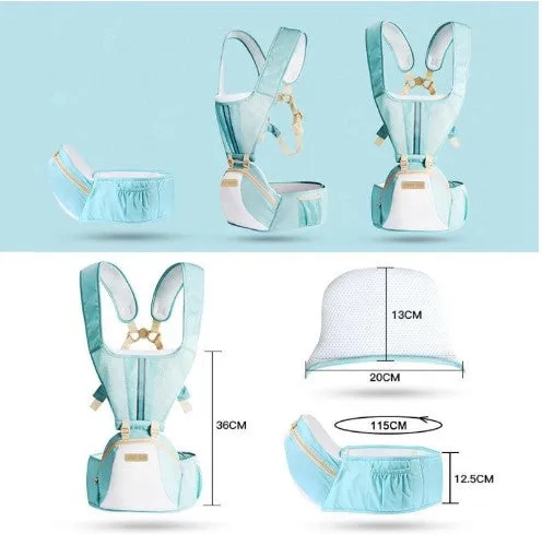9 in 1 Attachable Hipseat Baby Carrier