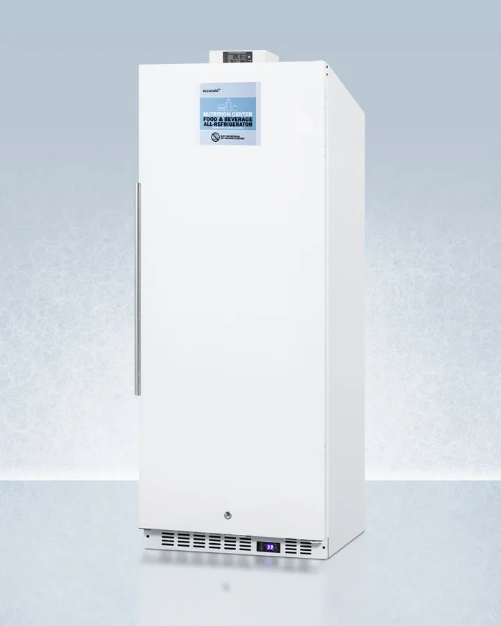 Accucold 24" Wide Nutrition Center All-Refrigerator with Front Lock - FFAR12WNZ