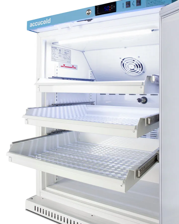 Accucold 6 Cu.Ft. ADA Height Vaccine Refrigerator with Removable Drawers - ARS6PVDR