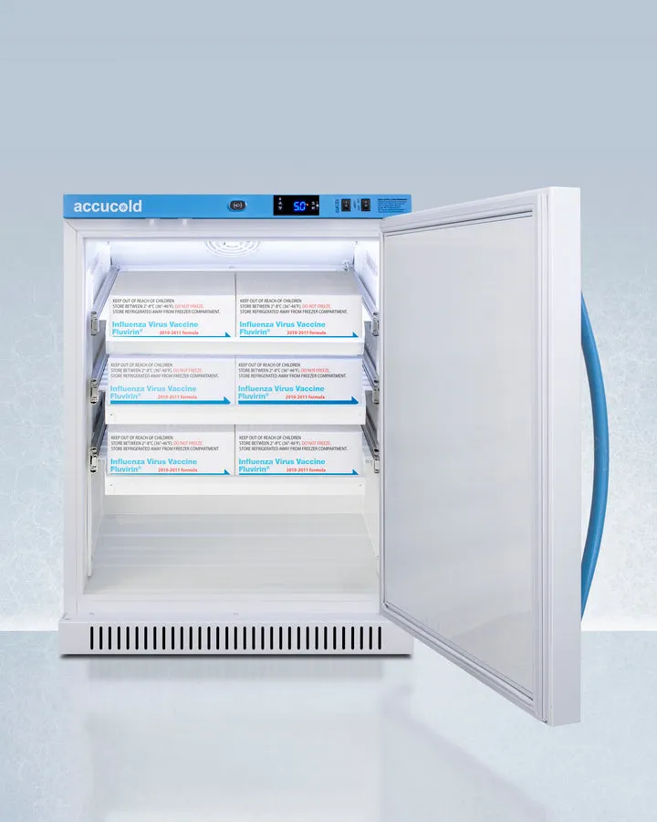 Accucold 6 Cu.Ft. ADA Height Vaccine Refrigerator with Removable Drawers - ARS6PVDR