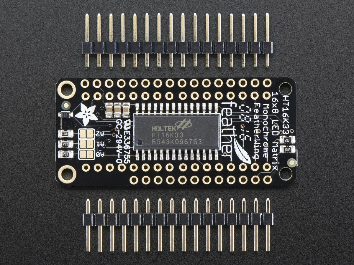 Adafruit 8x16 LED Matrix FeatherWing w/o Matrices