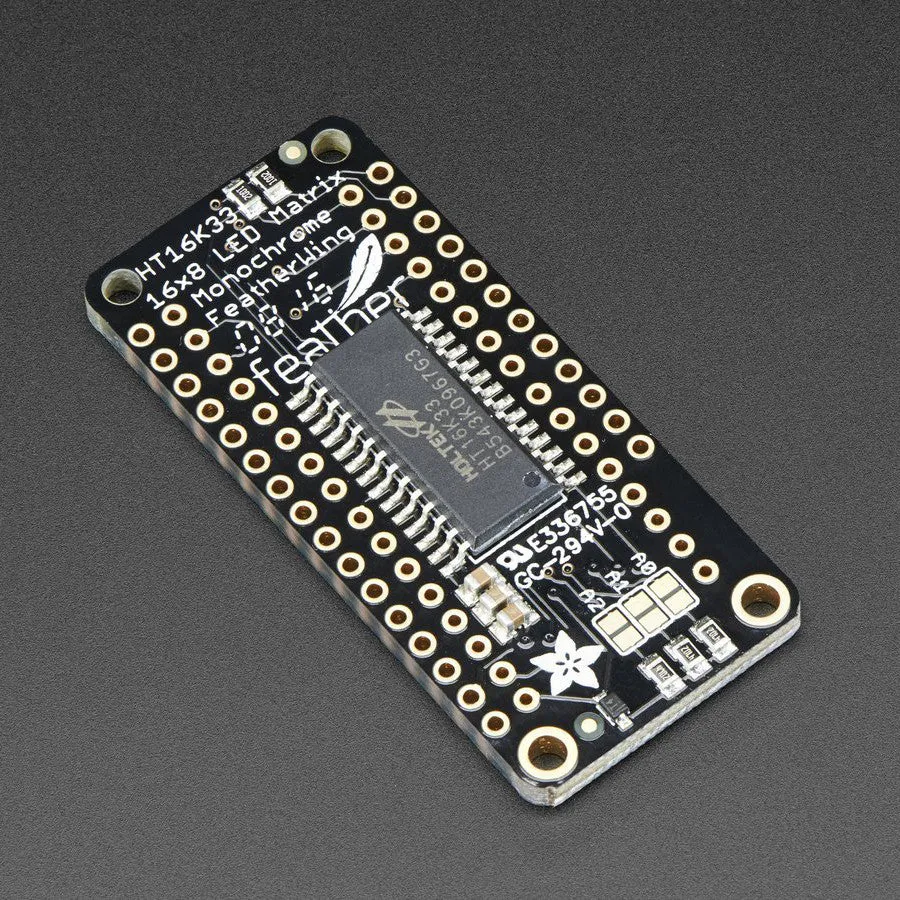 Adafruit 8x16 LED Matrix FeatherWing w/o Matrices