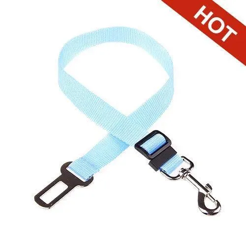 Adjustable Pet Car Safety Belt for Small to Medium Pets: Secure Travel Harness Clip