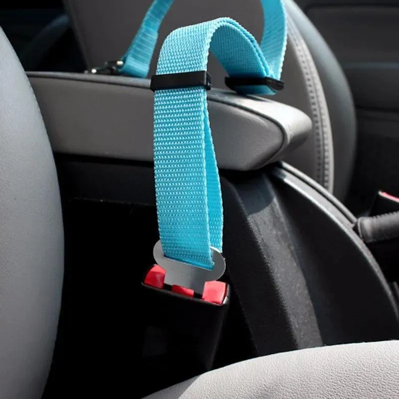 Adjustable Pet Car Safety Belt for Small to Medium Pets: Secure Travel Harness Clip