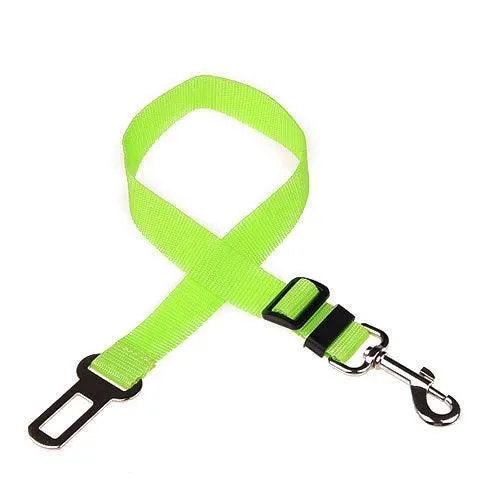 Adjustable Pet Car Safety Belt for Small to Medium Pets: Secure Travel Harness Clip