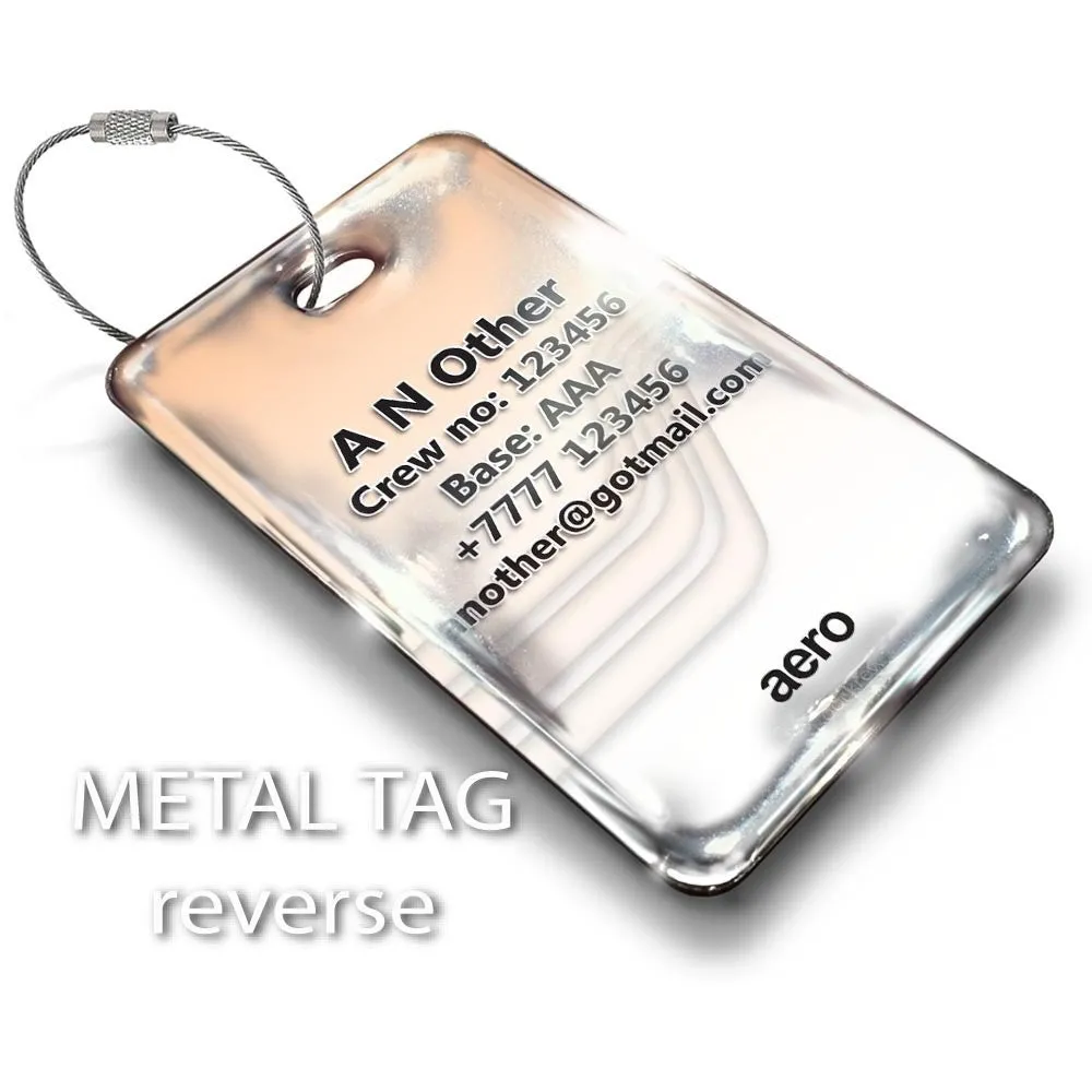 Aero Contractors B737 Portrait Luggage Tag