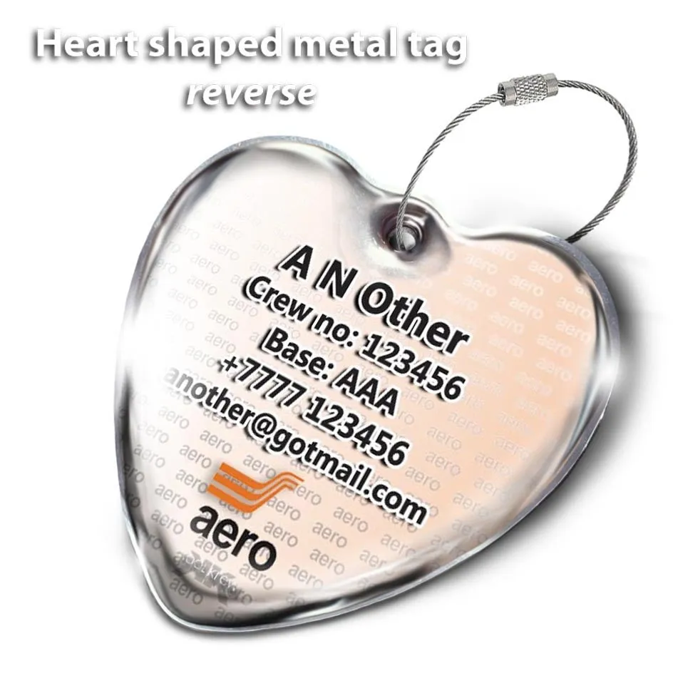 Aero Contractors Landscape Logo Luggage Tag