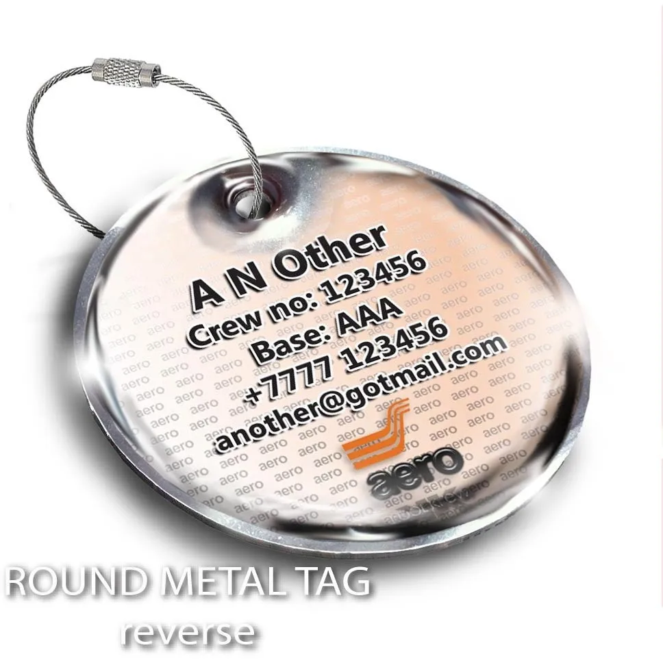 Aero Contractors Landscape Logo Luggage Tag