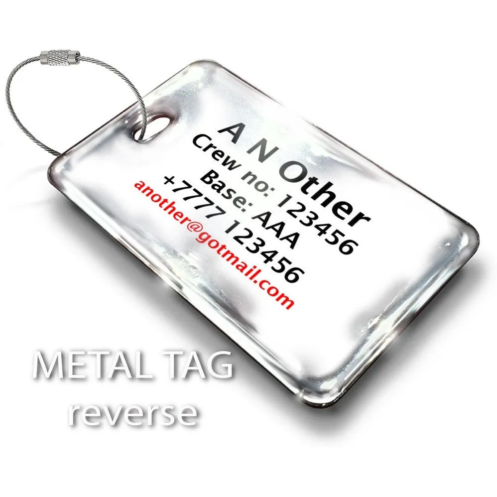 Air Asia Landscape White Luggage Tag