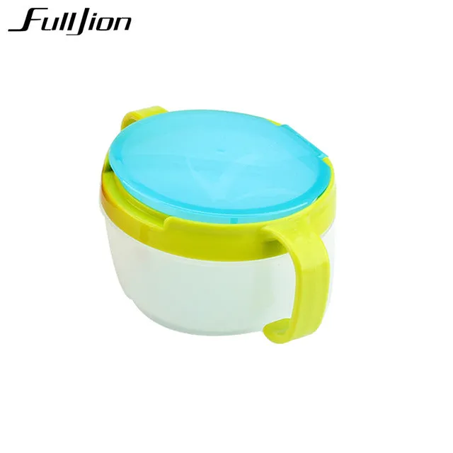 Anti-Spill Storage Cup With Cover And Handle For Babies - Fulljion