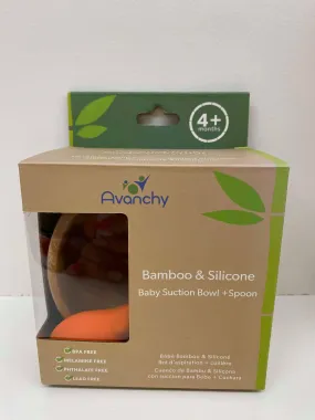 Avanchy Bamboo Baby Suction Bowl/Spoon