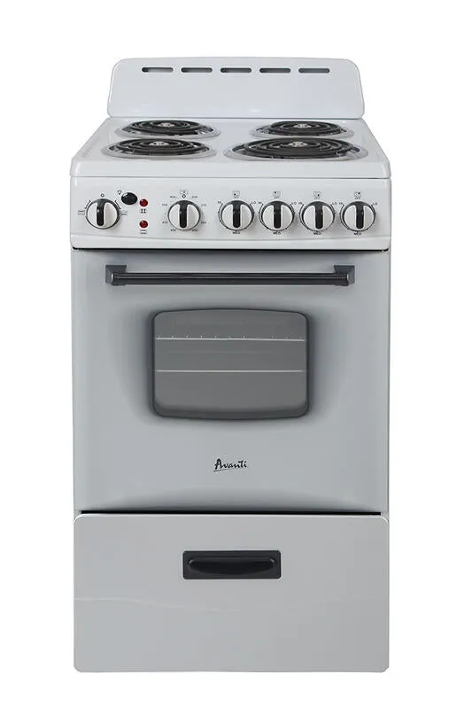 Avanti ERU200P0W 20" Electric Range