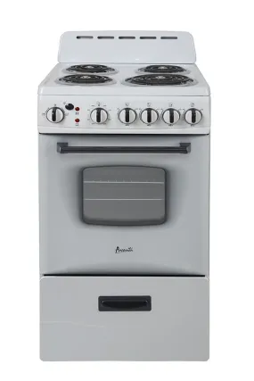 Avanti ERU200P0W 20" Electric Range