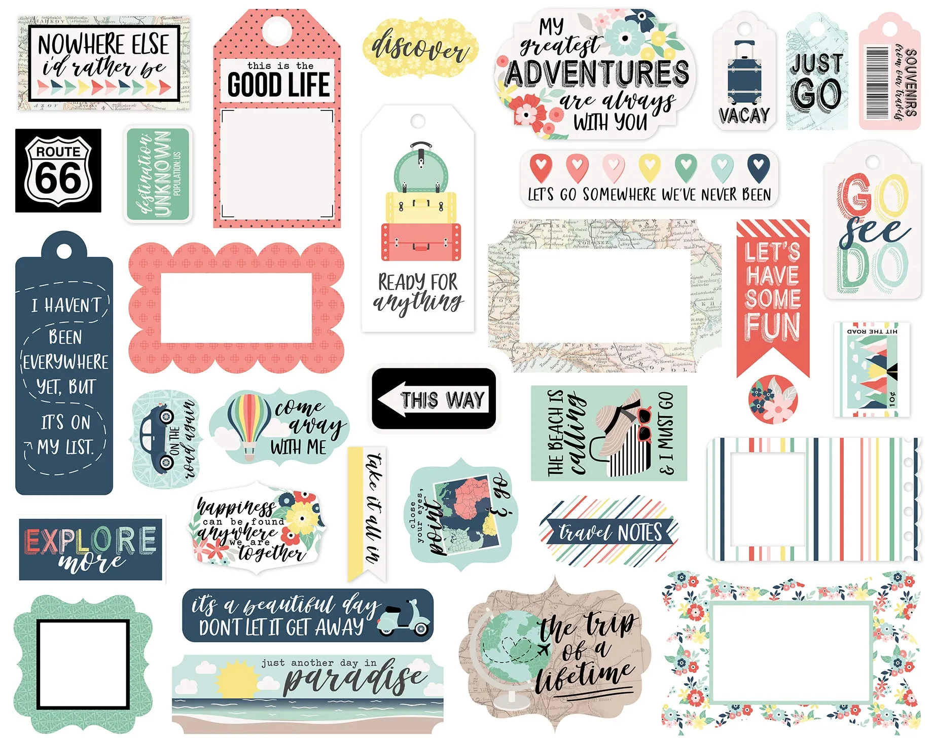 Away We Go Frames & Tags