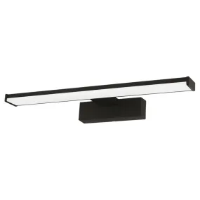 Bathroom Mirror Light Integrated LED Neutral White Aluminium Black Modern 40mm