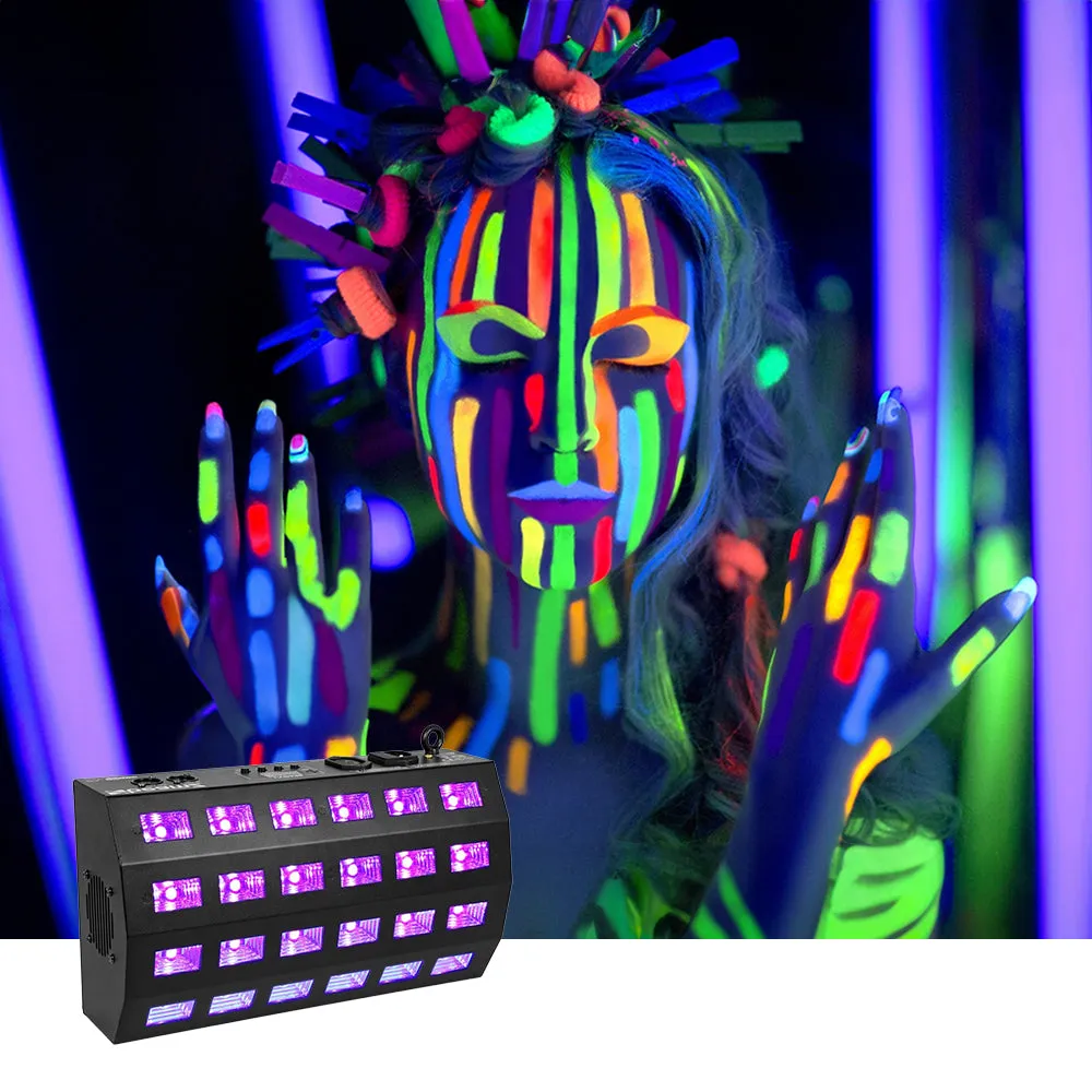 Beamz BUV463 LED UV Light and Strobe