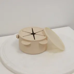 Beige Feeding Bowl