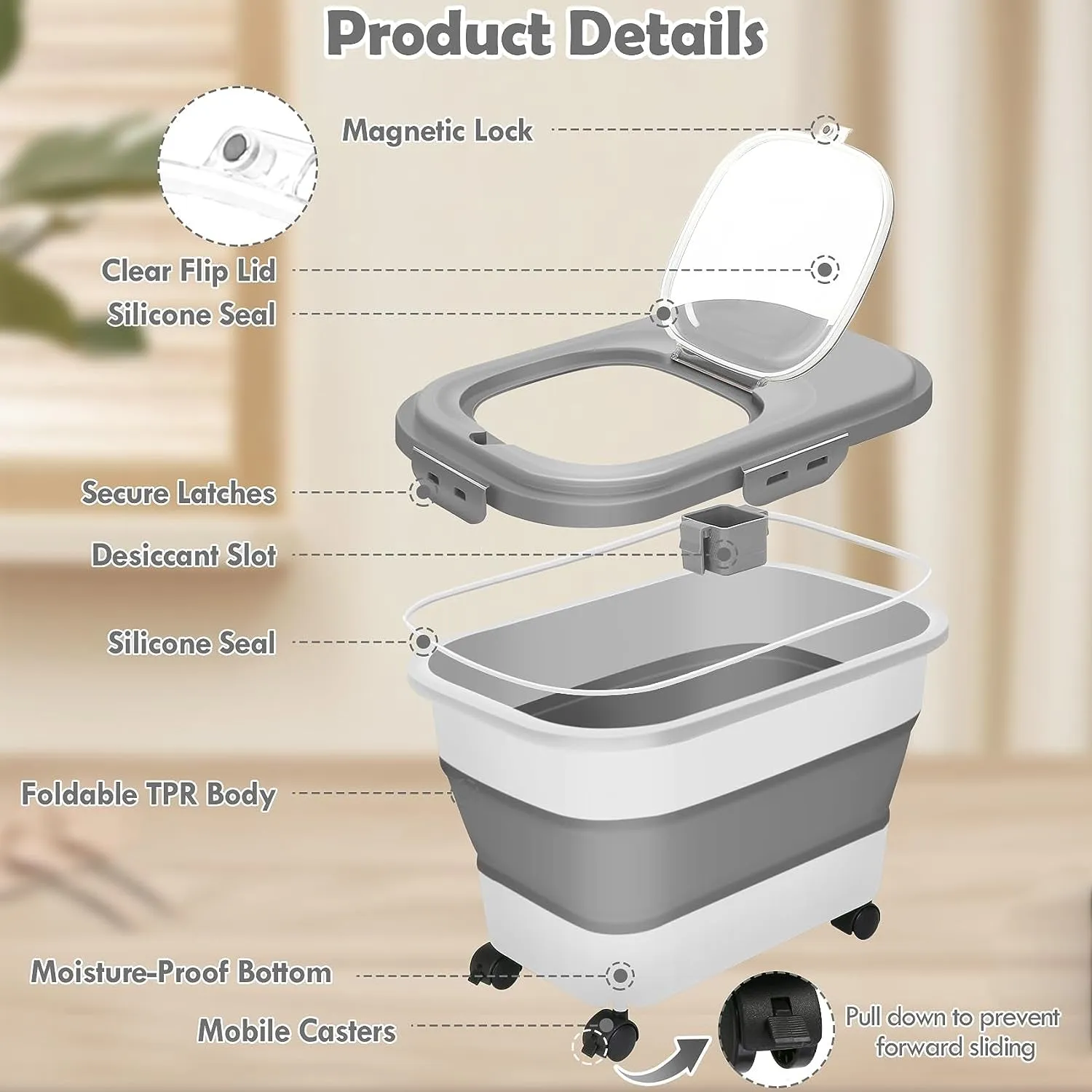 Best 20 Lb Pet Food Containers with Wheels and Lids