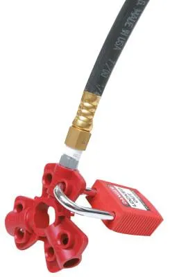 Brady® Pneumatic Quick-Disconnect Lockout, f/1/4, 3/8, 1/2 in M, Zenoy Thermoplast., RD, 64221
