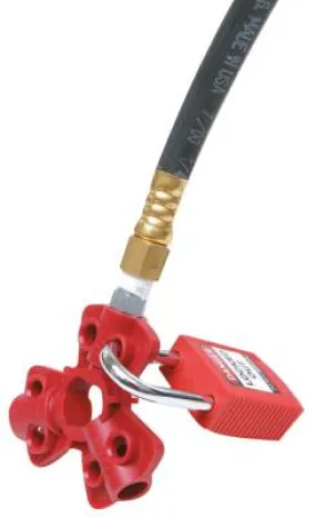 Brady® Pneumatic Quick-Disconnect Lockout, f/1/4, 3/8, 1/2 in M, Zenoy Thermoplast., RD, 64221