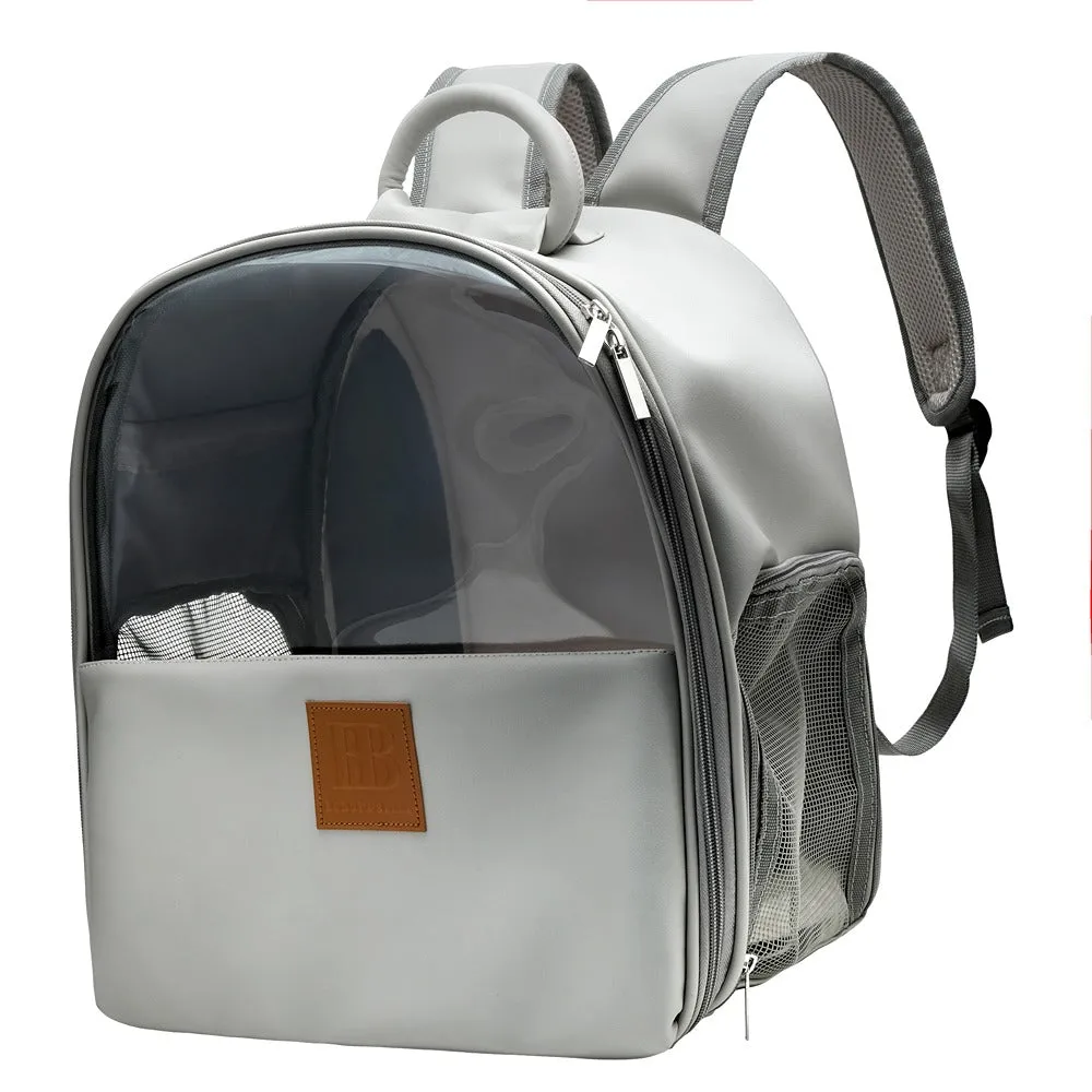 Buddy & Belle Cat Backpack Grey Cat Carrier
