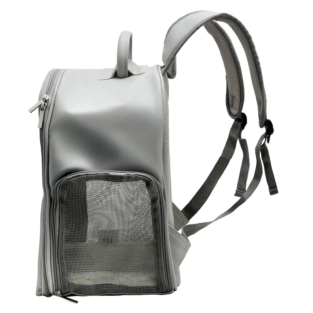 Buddy & Belle Cat Backpack Grey Cat Carrier
