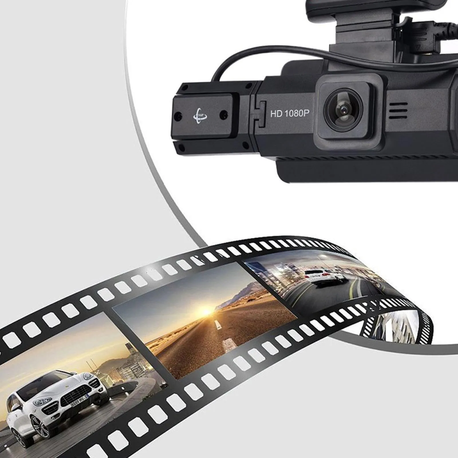 Car Driving Recorder Dual Lens Dvr Camera HD 1080P Dash Cam USB