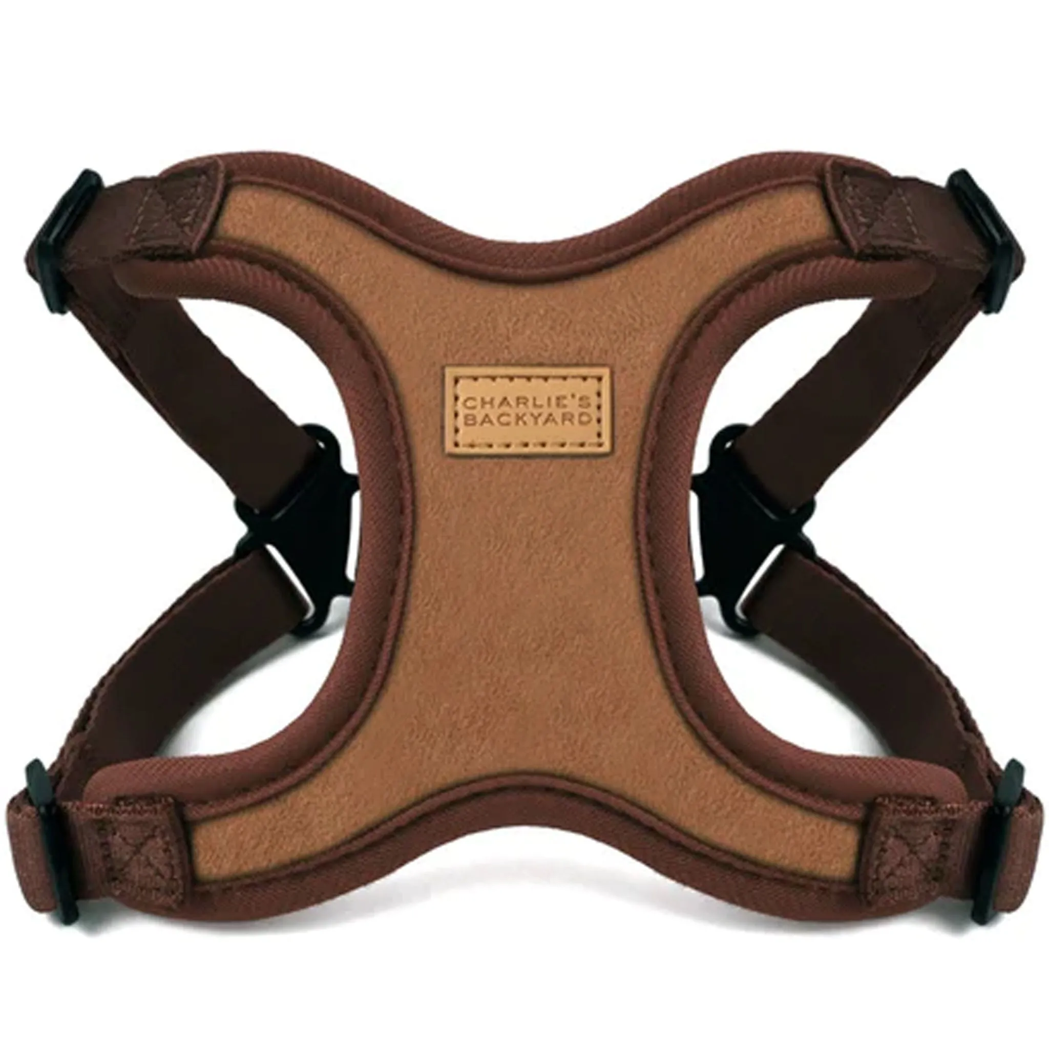 Charlie's Backyard Comfort Dog Harness - Brown