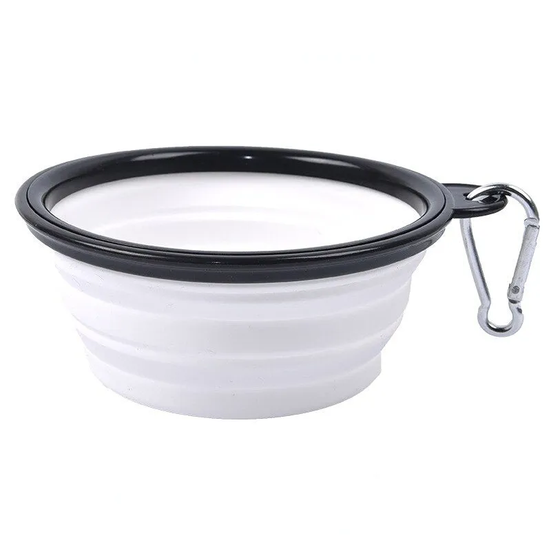 Collapsible Dog Folding Silicone Bowl