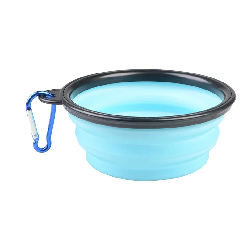 Collapsible Dog Folding Silicone Bowl