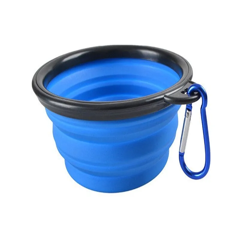Collapsible Dog Folding Silicone Bowl