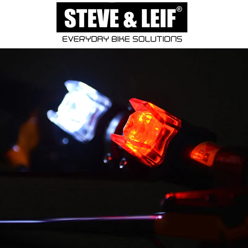 Combo Front and Rear LED Bicycle Lights