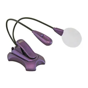 Craft LED Light with Magnifier in Purple