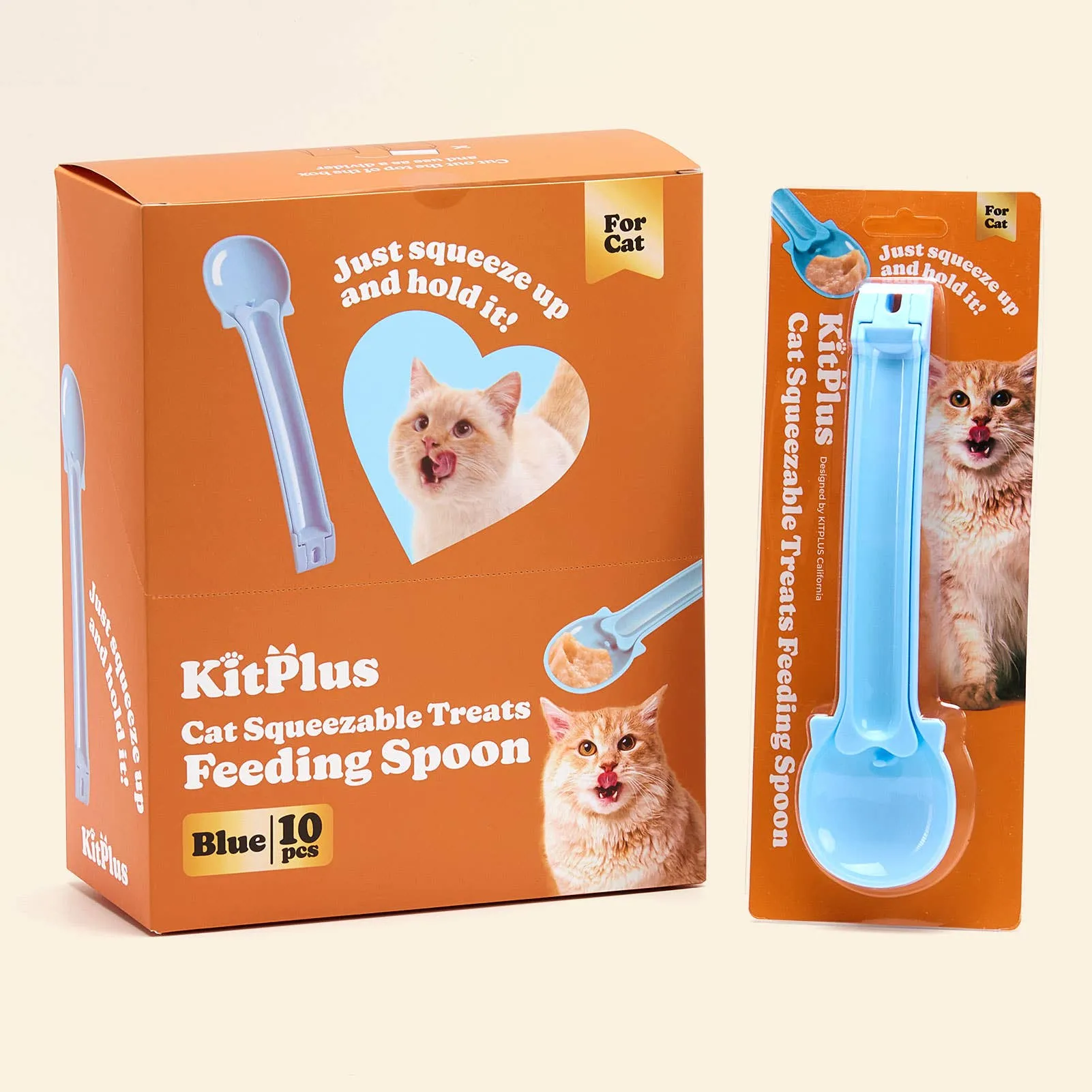Curatepet Cat Lickable Treats Feeding Spoon