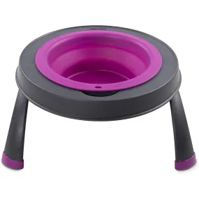 Dexas Elevated Single Feeder Fuchsia Large