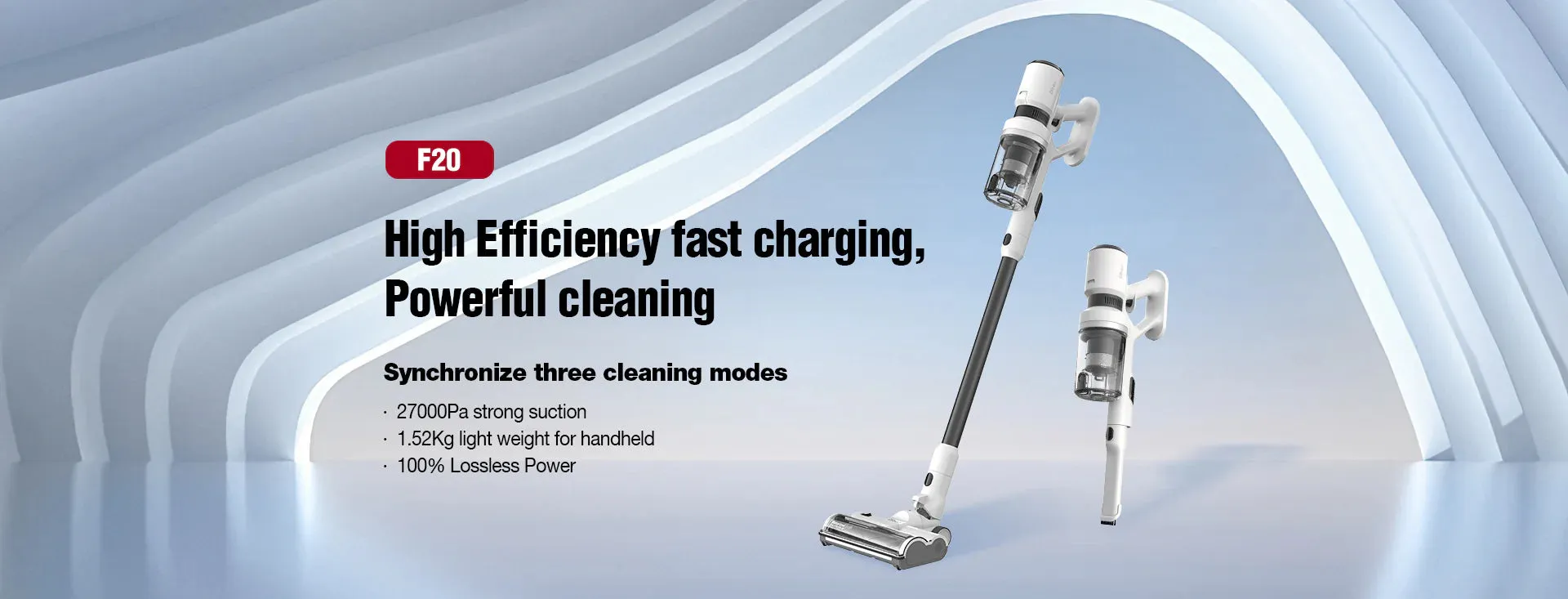 Dibea FC20 Cordless Stick Vacuums with Mopping Floor Brush