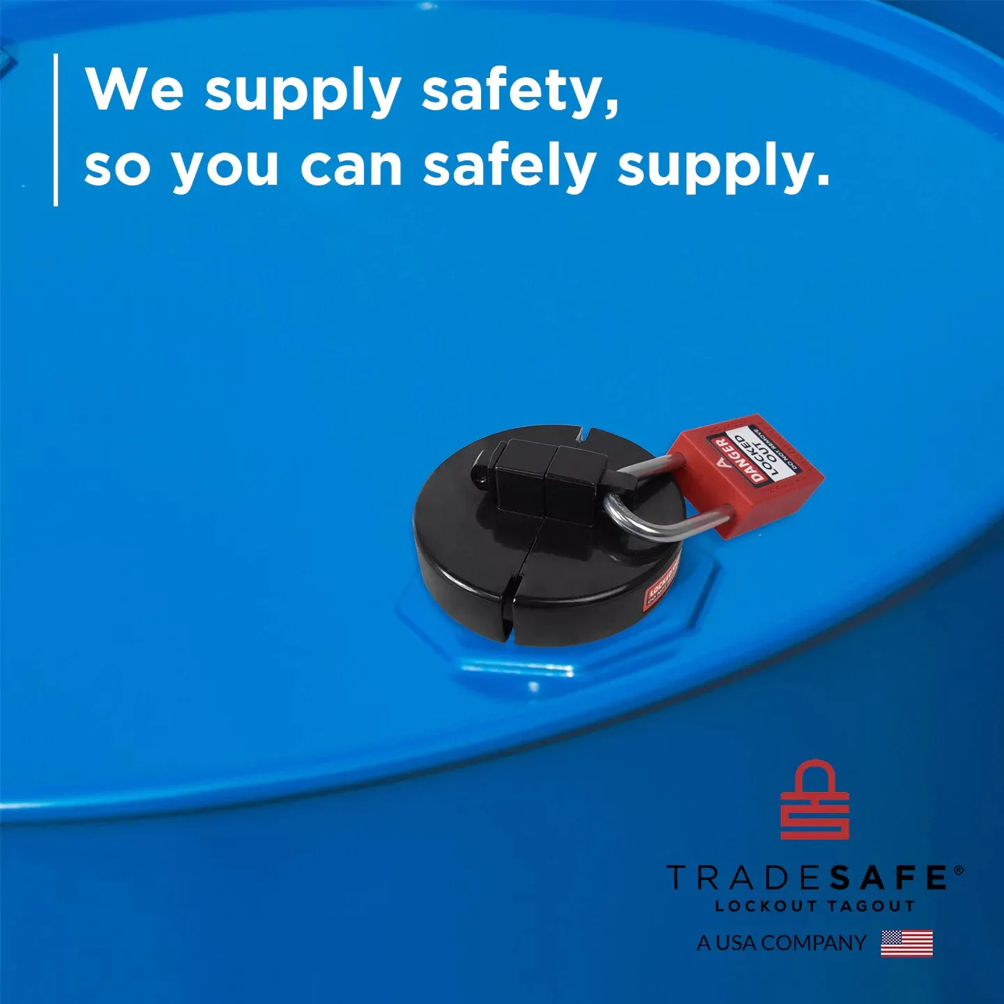 Drum Lock - Fits 3-3/8” Diameter Drum Bung Opening