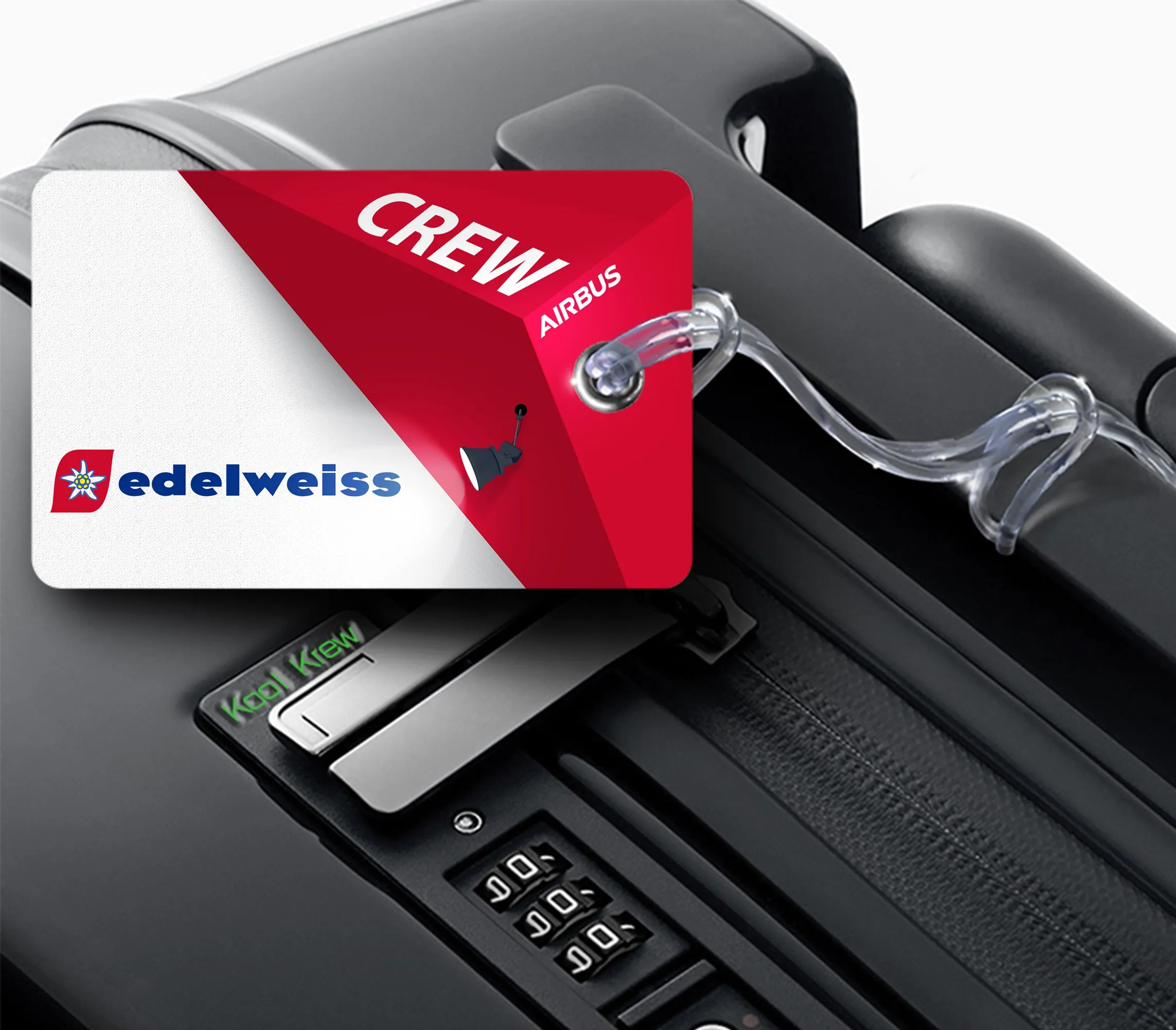 Edelweiss Air Logo Abstract Luggage Tag