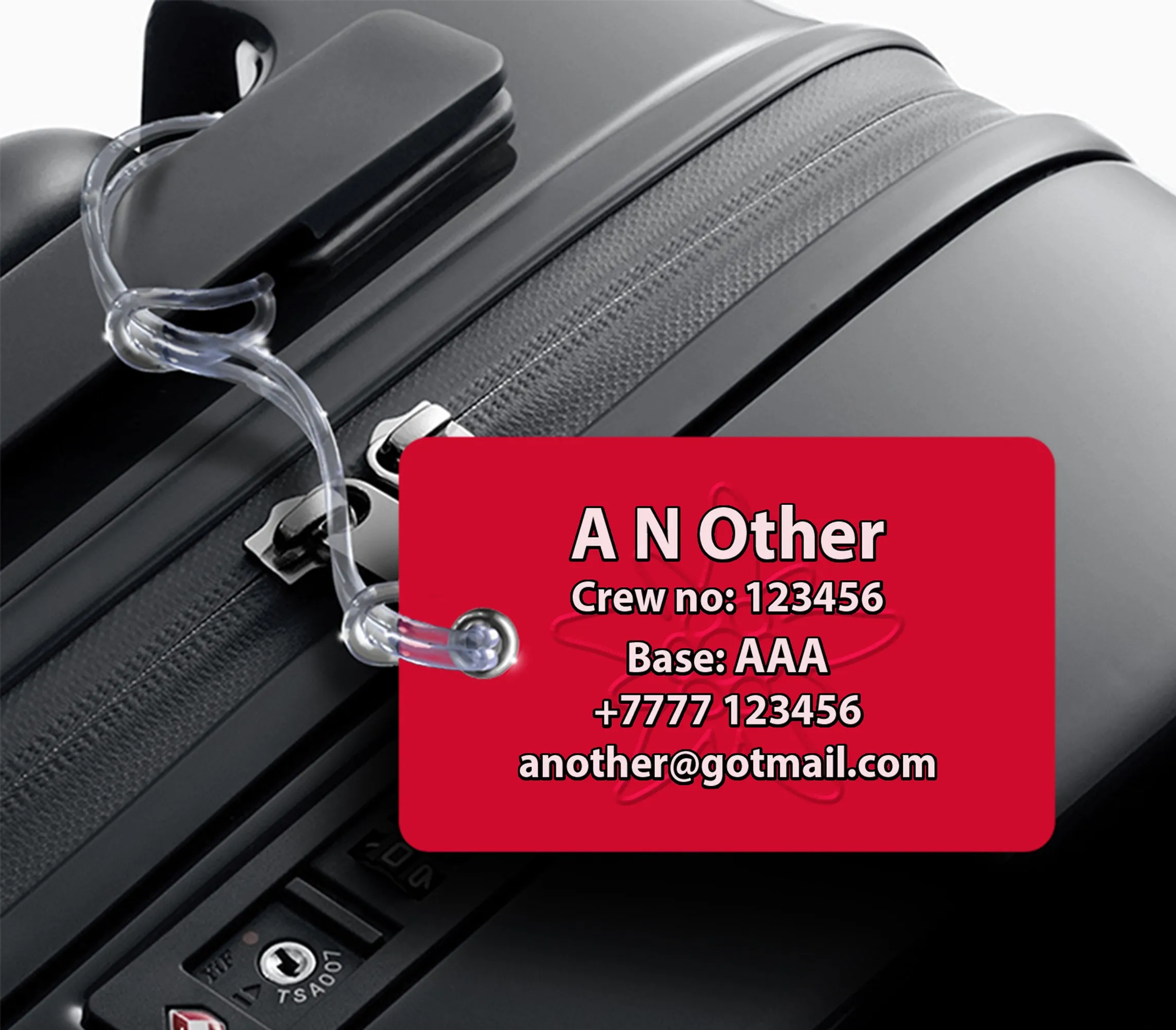 Edelweiss Air Logo Abstract Luggage Tag