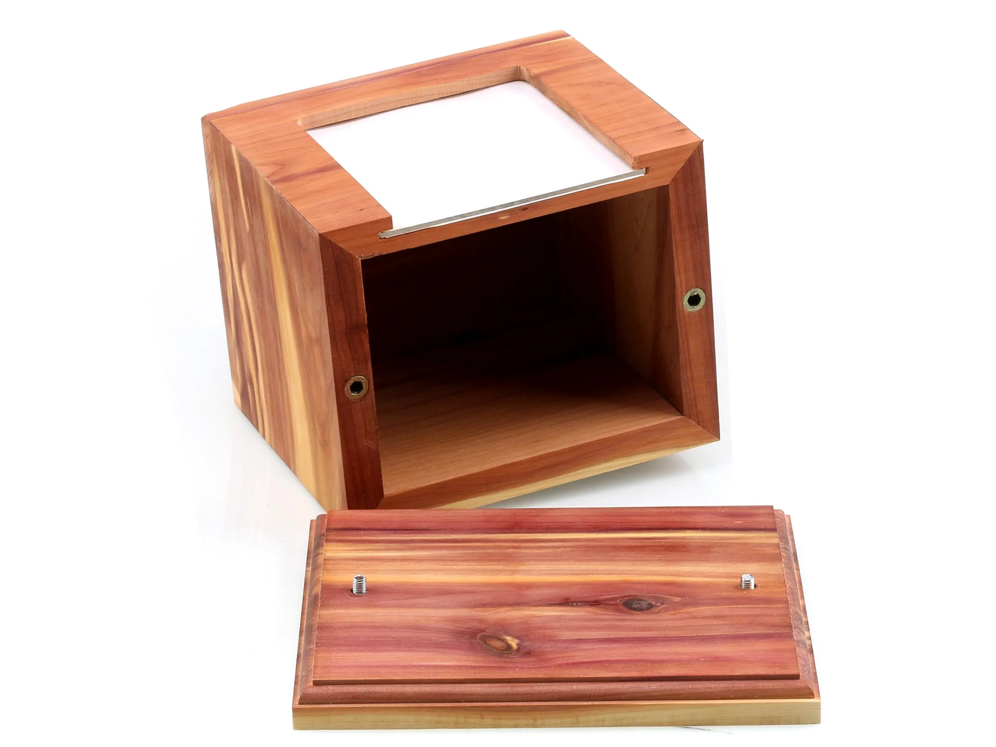 Engraved Cedar Wood Pet Urn