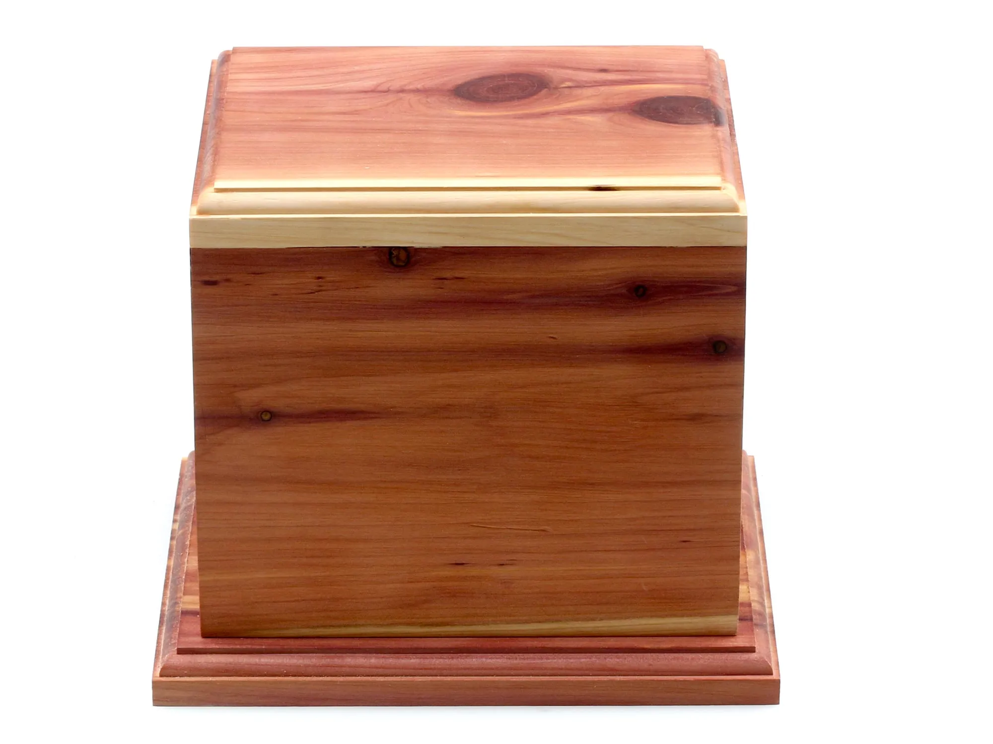 Engraved Cedar Wood Pet Urn