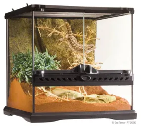 Exo Terra Glass Terrarium 30x30x30cm Reptile Habitat