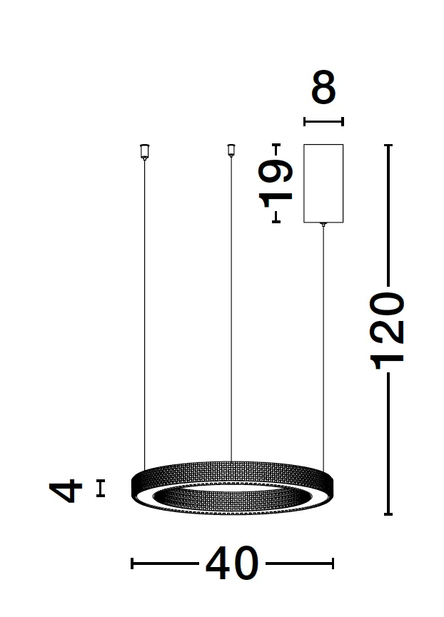 FIO Dimmable Gold & Acrylic Single Ring Flush Ceiling Light Small - ID 10072