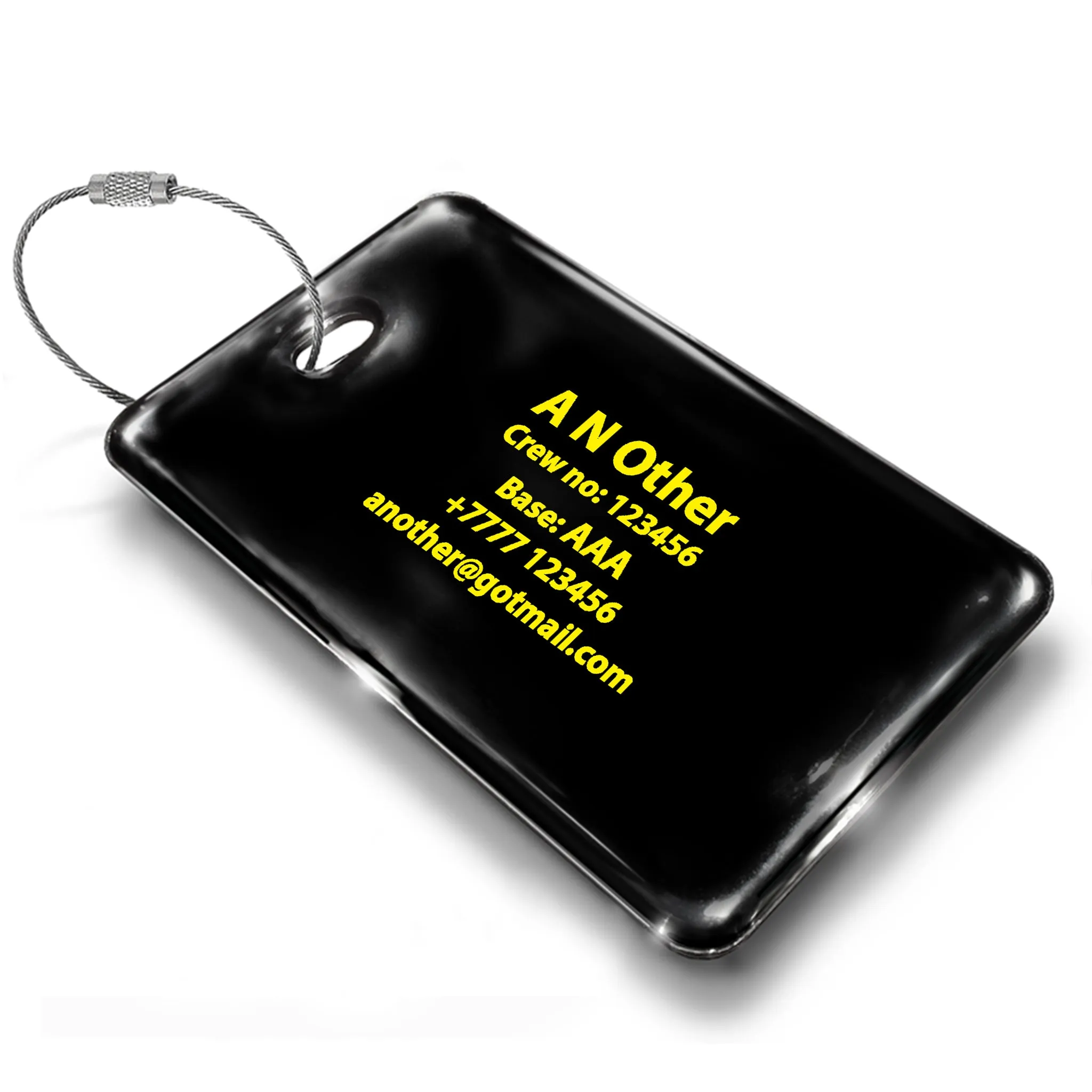 First Officer 2 Bars Luggage Tag
