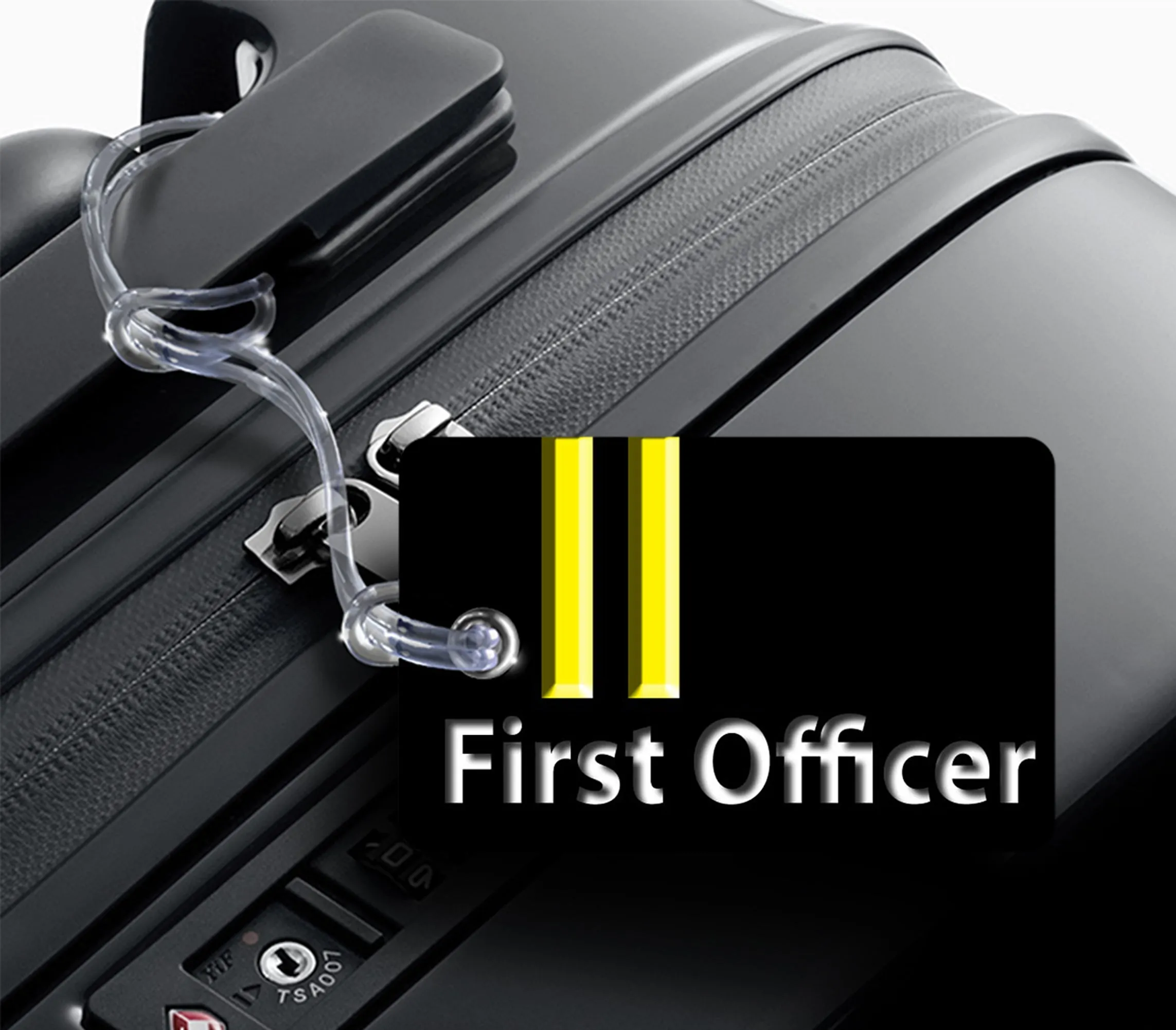 First Officer 2 Bars Luggage Tag